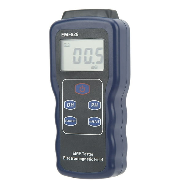 Medidor De Intensidad De Campo De Baja Frecuencia, Fácil Operación 30-400 Hz EMF Tester ABS Shell Tamaño Compacto Alta Precisión Multifuncional Para Laboratorio Para El Hogar ANGGREK High Accuracy EMF Tester
