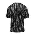 thumbnail image 4 of Delconic Men's Lightweight Quick Dry Mesh Crew Neck Short Sleeve Top with Halloween Themed Print for Casual and Sports Wear White XL, 4 of 6