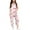 White, variant on XIYON Girls Printed Casual V Spaghetti Jumpsuits Solid Color Loose Casual Romper With Pocket Spring Summer Onesie 9-10 Years