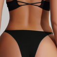 thumbnail image 2 of Tangas de algodón para mujer, ropa interior Sexy de cintura baja con espalda en T, bragas de Bikini para mujer, ropa interior cómoda de algodón, lencería con Tanga, 4 Uds., 2 of 5