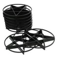 thumbnail image 1 of Shisuyan Flowerpot Bottom Pad Black Elevated Base 10Pcs 4.5X4.5X0.5In, 1 of 8