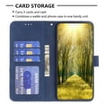 thumbnail image 4 of Case for Samsung Galaxy A05 Wallet Case, Kickstand Flip Cover with Card Holder, Premium PU Leather Magnetic Clasp Folio Case, TPU Shockproof Lens Protection Case for Galaxy A05, Blue, 4 of 5