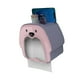 thumbnail image 4 of Dispensador de pañuelos montado en la pared Linda caja de almacenamiento de pañuelos para colgar en la pared Cubierta de caja de pañuelos faciales multiusos para baño Púrpura y rosa, 4 of 12