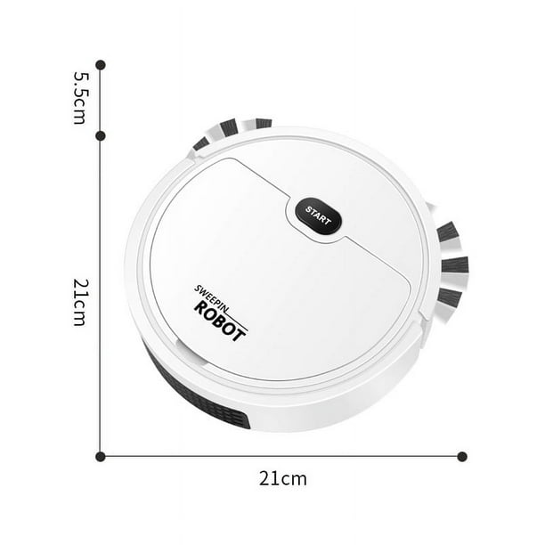 Aspirador automático Robot aspirador USB inteligente 3 en 1 función de barrido y fregado aspirador automático para apartamentos pequeños ANGGREK Otros