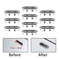 thumbnail image 3 of veasfak 10 Pieces Sink Overflow Basin Sink Overflow Cap for Bathroom Kitchen Wash Basin Oval, 3 of 9