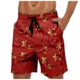 thumbnail image 3 of XINPING Mens Swim Trunks 4xl Big and Tall Loose Fit Solid Color Quick Dry Surf Board Shorts with Pockets Anti-Chafe Fishing Shorts for Men, 3 of 5