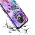 thumbnail image 4 of Moto Z4 Case, Moto Z4 Play Case Kaesar Slim Hybrid Dual Layer Shockproof Hard Cover Graphic Fashion Cute Colorful Silicone Skin Cover Armor Case for Moto Z4 Play (Dream Catcher), 4 of 4