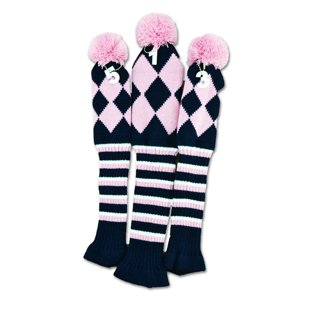 Bake Detector Telegraph 3X Golf Club Knitted Sleeve Headcovers Set Ornament Portable with Numbers  Sports Protector - Walmart.com