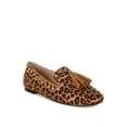 thumbnail image 2 of Niloha Studs & Tassels Detail Leopard Loafers, 2 of 9