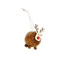 thumbnail image 1 of AMLESO Christmas Reindeer Figures Decoration Deer Statue Model for Garden Party Festive Style2 brown, 1 of 8