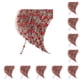 thumbnail image 1 of Yuarrent Cadena de acero inoxidable con cuentas de esmalte de colores para joyería DIY, componentes para manualidades, cadena de cuentas de Acero+rojo 10Conjunto, 1 of 6