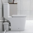 thumbnail image 3 of Upflush Toilet For Basement, 600W Macerating Toilet System With Powerful Dual Flush, 3 of 14