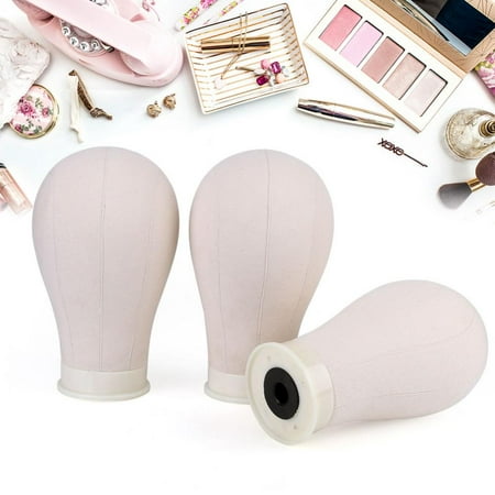 Mannequin Heads Wigs (Yosoo 3 Sizes Canvas Head Wig Model Making Mannequin Head Hat Headwear Cap Display Manikin Model,Mannequin Head, Mannequin)