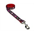 thumbnail image 1 of 6 ft. Argyle Dog Leash, Black - Large, 1 of 1