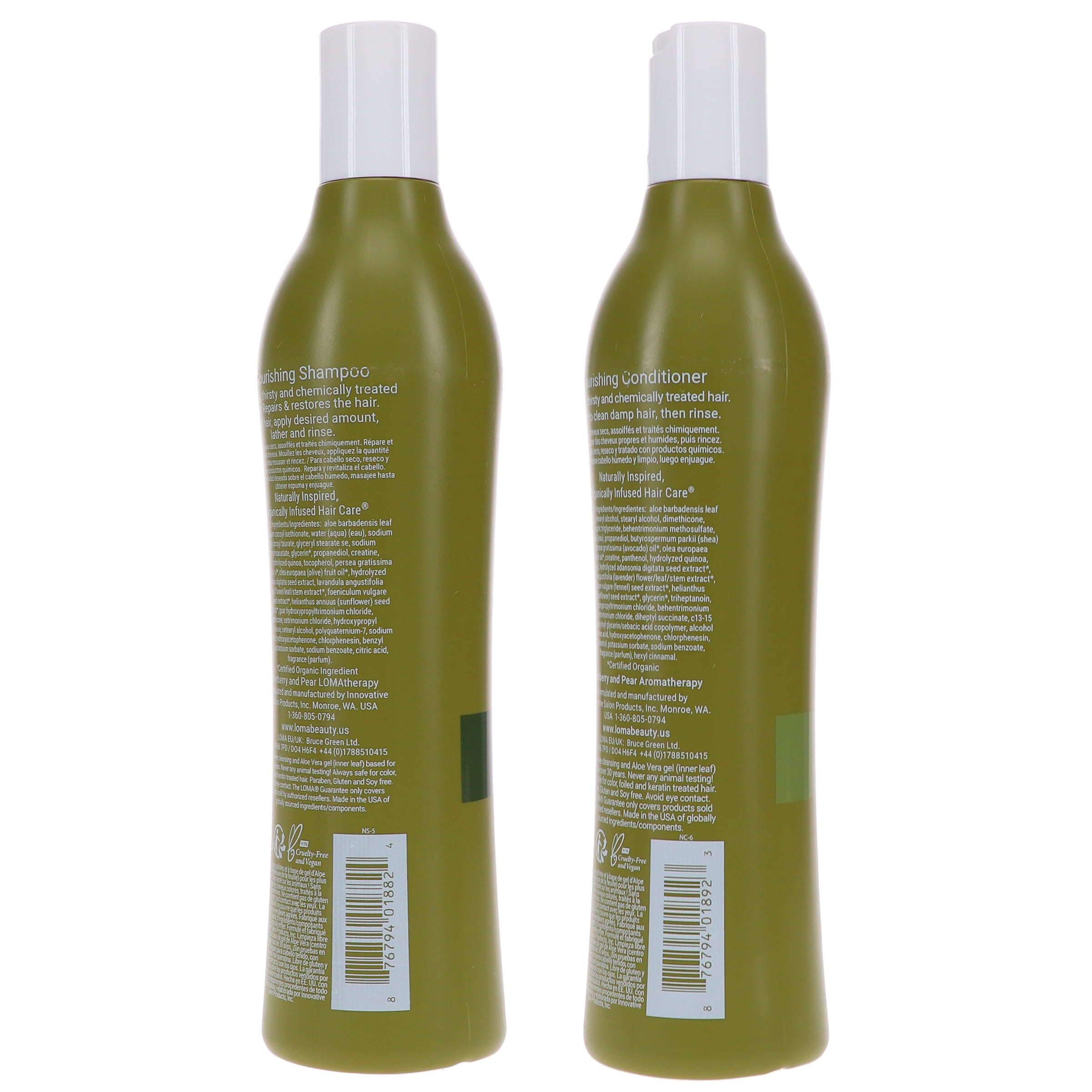 Loma Nourishing Shampoo 12 oz & Nourishing Conditioner 12 oz Combo Pack