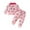 Pink, variant on ibiyuan 3-6 Month Girl Clothes Outfits Toddler Unisex Personality Print Long Sleeve Tee Pants, Casual Daily Two Piece Outfit Set Back To School