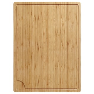 Heim Concept Premium Organic Bamboo Extra Large Cutting Board and Serving  Tray Drip Groove 