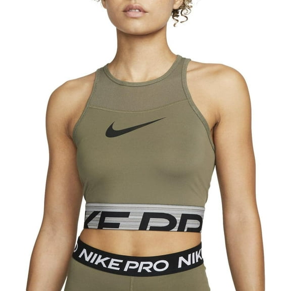 Desconocido Unknown W NP Tank Nike Toss Print Top/Singlet, Women, Womens, CQ9298 Medium Medium Olive