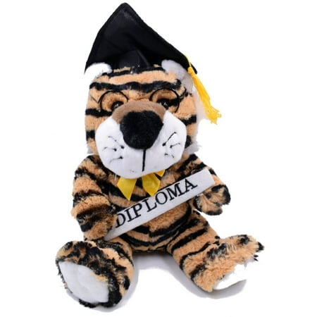 graduation tiger toy diploma plush stuffed holding cap animal dialog displays option button additional opens zoom