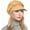 Brown, variant on Women's Newsboy Hats Fall Wool Cabbie Beret Tweed Girls Paperboy Cap 1pcs