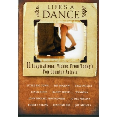 LIFES A DANCE (DVD/11 INSPIRATIONAL COUNTRY ARTISTS VIDEOS) (DVD)