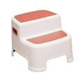 thumbnail image 4 of GROWTH TANK 2 step stools for stools, double step stool for toddlers, bedside step stool for pink, 4 of 9