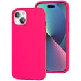 thumbnail image 1 of Entronix Funda de Silicona para iPhone 15, Suave Al Tacto, Antiarañazos y Antigolpes, Color Rosa Intenso, 1 of 7