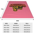 thumbnail image 5 of Iupui Jaguars Blanket Large Luxury Fleece Soft Anti-Static Anti-Pilling Flannel Bed Blanket, 5 of 6