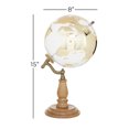 thumbnail image 2 of DecMode 8" Gold Globe with Tiered Base, 2 of 8