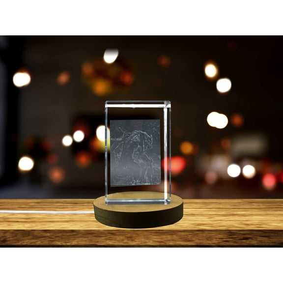 Fenryr 3D Engraved Crystal 3D Engraved Crystal Keepsake/Gift/Decor/Collectible/Souvenir