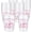 Rose Pink the Club, variant on 32 Bachelorette Party Cups the Bach Club Clear Frosted Plastic Cute Bach Party Drinkware Reusable Cups Supplies Bridal Shower Favors Engagement Decorations Gift (12oz, Rose Pink the Club)