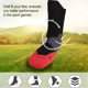thumbnail image 3 of 1 par de calcetines deportivos elásticos transpirables unisex para deportes al aire libre (rojo), 3 of 8