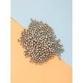 thumbnail image 3 of 300pcs 4mm Smooth Ccb Plastic Round Beads With Gold Color, Women & Girls Bracelet Jewelry Making Supplies, 3 of 4