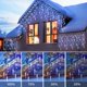 thumbnail image 5 of Guirnalda navideña 2024, cortina de luces LED, cadena de carámbanos, CA 220 V/110 V, lámpara decorativa para jardín, calle, exterior, luz navideña., 5 of 5