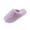 Purple, variant on Fluffy Slippers for Women Closed Toe Shaggy Faux Fur House Shoes Soft Plush Fleece Lined Slip-On Indoor Anti-Skid Sole Spa Bedroom Warm Winter Lounge Footwear