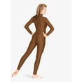 thumbnail image 4 of Adult Unisex Mock Neck Long Sleeve Unitard, 4 of 7