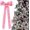 Pink, variant on 12Pcs Orange Velvet Ribbon Bows Christmas Tree Decorations,5in x 10in Xmas Ornaments for Tree Home Party Front Door Wreath Garland Holiday Decor