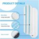thumbnail image 3 of Flat mop replacement pack, compatible with Cedar H2pro flat mop replacement pads, 3 of 5