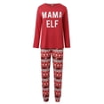thumbnail image 2 of Shadoumai Family Matching Christmas Pajamas Plaid Pajamas 2 Piece Pjs Set Matching Christmas Jammies Holiday Outfits for Women Family Christmas Outfits, 2 of 7