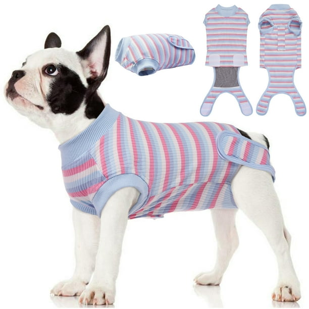 Kuoser Dog Onesie Surgical Recovery Suit for Dogs Cats,Pink,XS
