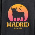 thumbnail image 3 of Instant Message - Madrid Spain - Women's Lightweight French Terry Long Sleeve Shirt, 3 of 6