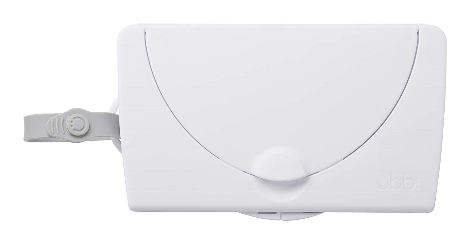 Ubbi On The Go Baby Wipe Holder, White