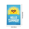 thumbnail image 4 of Amhnf Hello Summer Sun Face Garden Flag For Home Outdoor Garden Yard Decor 12x18 inch, 4 of 5