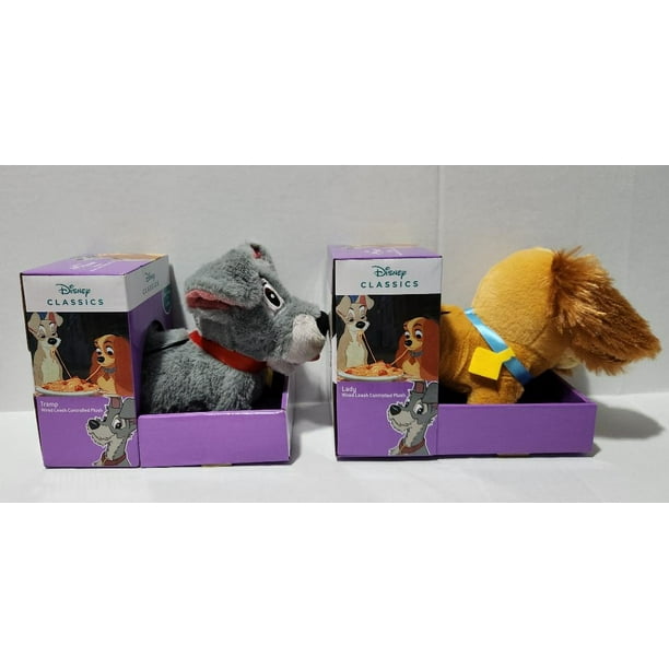 Disney Lady & The Tramp Tramp Wire Leash Controlled Plush