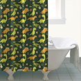 thumbnail image 4 of DarkGreen Cartoon Dinosaurs Eggs Pattern Shower Curtain 84"x72" ,Bathroom Decorative Shower Curtains Set with 12 Hooks,Modern Waterproof Washable Shower Curtain, 4 of 6