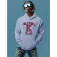 thumbnail image 2 of Retro Vintage California League Hoodie Men -Image by Shutterstock, Male 4X-Large, 2 of 4