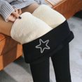 thumbnail image 4 of Gibobby Leggings Gluteos Mujer invierno Tight Sign Terciopelo Leggings gruesos Pantalones calientes Pantalones mujer cálidos (Negro, XL), 4 of 5