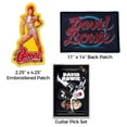 thumbnail image 3 of David Bowie Officially Licensed Gift Set - 1 Woven Standard Patch, 1 Embroidered Patch, 1 Set of Five Guitar Picks, 3 of 8