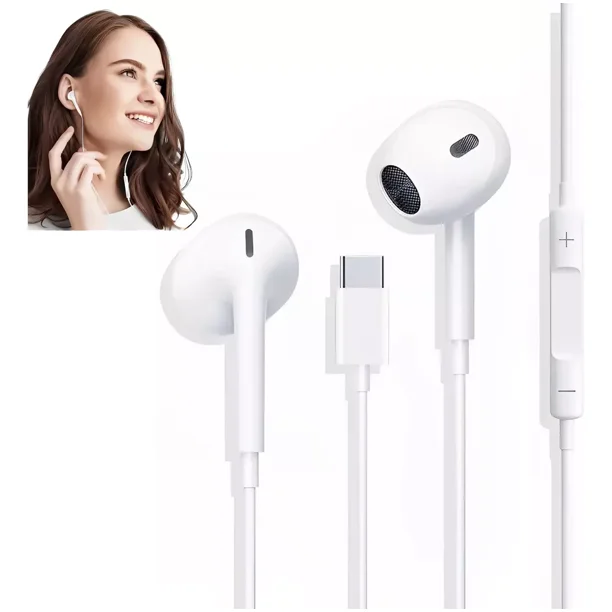 Auriculares Tipo C Cable Manos Libres Para Samsung Para Huaw