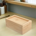 thumbnail image 4 of BESTYASH Trinket Chests Light Yellow Wooden Box For Personal Use 1Pack, 4 of 8
